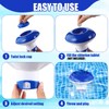 Funnymoom 6 Pcs Pool Floating Chlorine Dispenser 5 Inch Floating