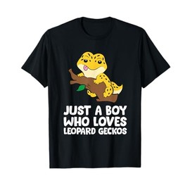 Just a Boy Who Loves Leopard Geckos T-Shirt