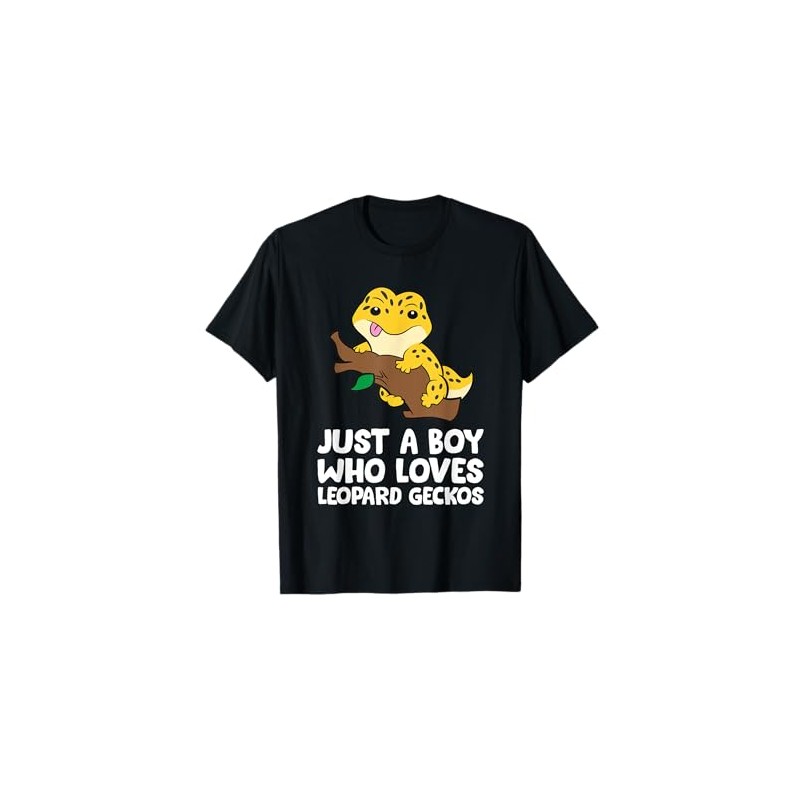 Just a Boy Who Loves Leopard Geckos T-Shirt