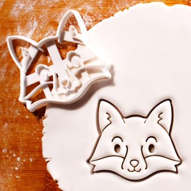 BAKERLOGY Baby Fox Cookie Cutter - Detailed Cookie Cutter Design for Baking and Crafting, Ideal for Fondant, Dough, Clay