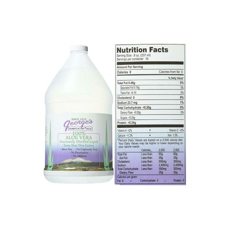 George's Always Active Aloe Vera -- 128 fl oz by
