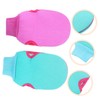 Beavorty Exfoliating Gloves for Shower Bath 2 Pieces Body Scrubber