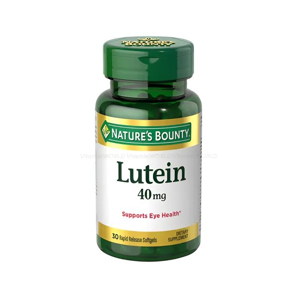 Nature’s Bounty Luteína 40mg, 30 Cápsulas Blandas – Suplemento Ocular