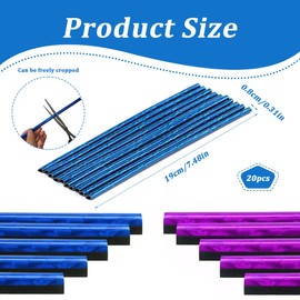 DOKRIN Interior Trims, Pack of 20 Decorative Strip Clips for Air Conditioning Ventilation