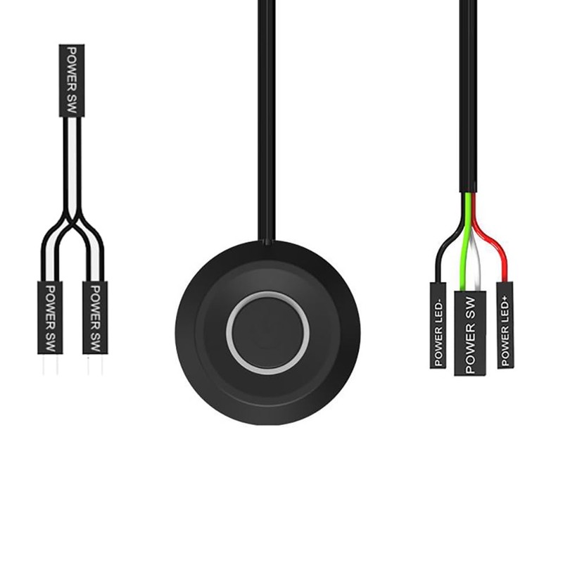 iHaospace Power Switch of Desktop Computer, External Remote Start PC