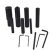 Expanding Arbors Set Mandrels 8Pcs High Precision 1/4" to 1-1/4"
