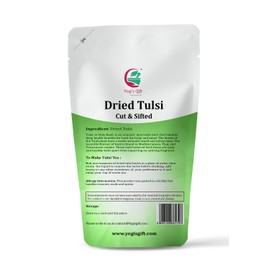 Dried Tulsi | Holy Basil Leaf Tea 113 grams (4 oz) | Relaxing and Calming Tea | 100% Natural | by Yogi's Gift®
