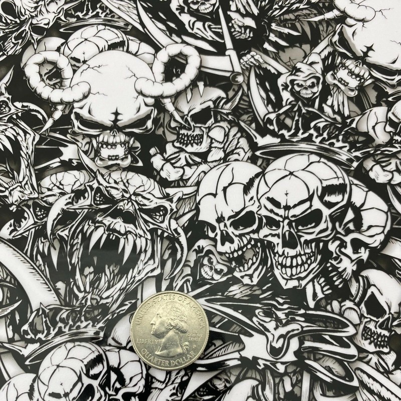 Dip Ape Hydrographic dip kit Wicked World Skulls hydro dip