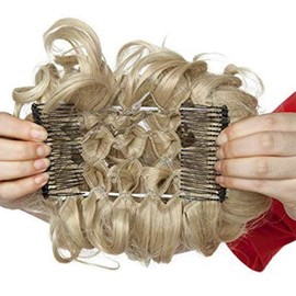 Hair Extensions, Hair Piece, Bun Hair Extension, Scrunchie Up, Real Hair