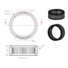 Pontiac Tri power Air Filters K&N Style