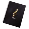 A4 Music File Folder,50 Sheet/100Pages Choir Folder, Waterproof Presentation Folder