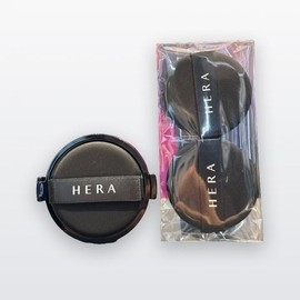 Hera Black Cushion Foundation Duo NEW Set Refill 15g + 2 puffs Cushion with good coverage 666262 21N1 Vanilla 15g refill + 2 puffs No / 헤라 블랙쿠션파운데이션 듀오 NEW 세트 리필15g+퍼프2매 커버력좋은쿠션 666262 21N1 바닐라15g리필+퍼프2ea 아니오