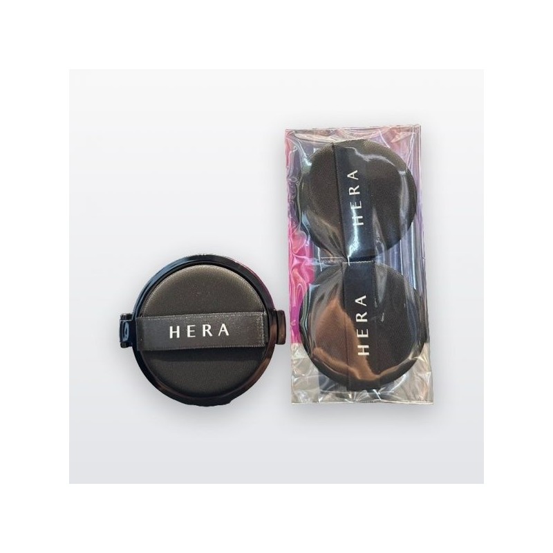 Hera Black Cushion Foundation Duo NEW Set Refill 15g +