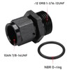 Podavelle 10AN Female Flare Swivel to 12AN -12 ORB Male