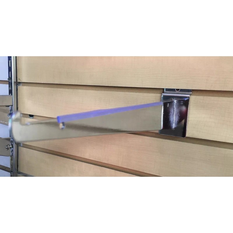 Exhivit Mensula Gancho Panel Ranurado Exhibipanel 20 Cm C/30pzs
