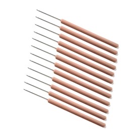 Lab Dissecting Teasing Needles with Plastic Handles for Dissection Multipurpose Probes Lab Supplies comes in Straight & Bent Angles (Dissecting Probe - Straight - 12 Pcs)