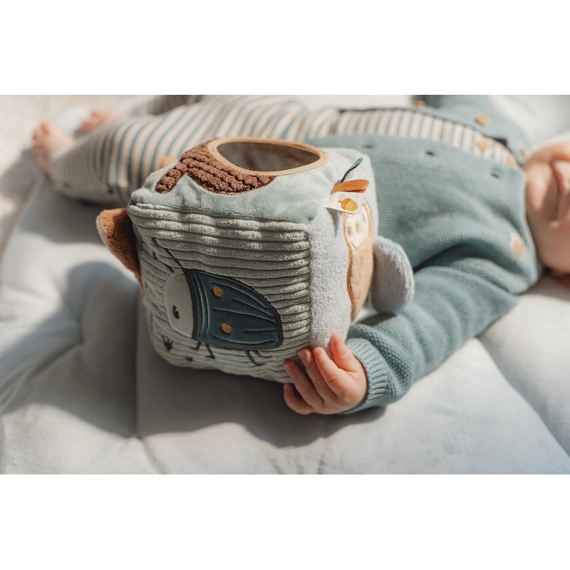 Little Dutch 8909 Fabric Activity Feeling Cube - Forest Friends