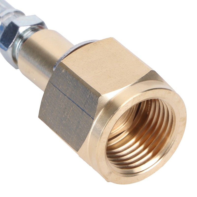 W21.8-14 CO2 Cylinder Refill Adapter with 100in Hose for Filling