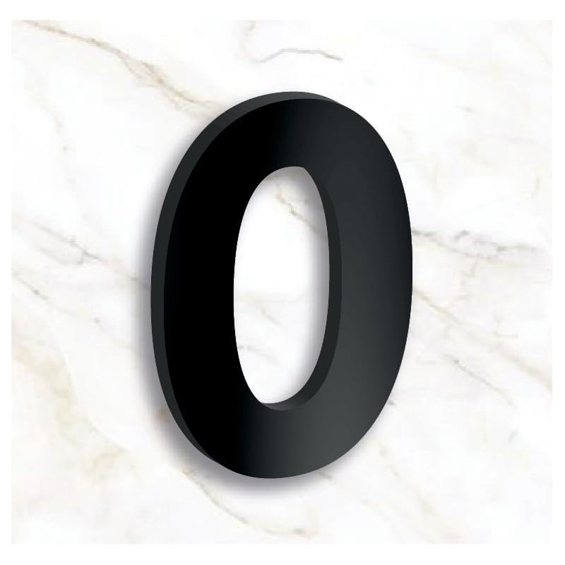 Numeros negro mate para casa - 18cm 7inches - Numeros
