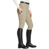 FitsT4 Sports Women's Full Seat Riding Tights with Zipper Pockets