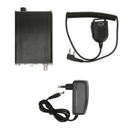 SDR Transceiver 8 Band High Frequency Shortwave HF SSB QRP Radio Transceiver with LCD Display 100‑240V EU Plug