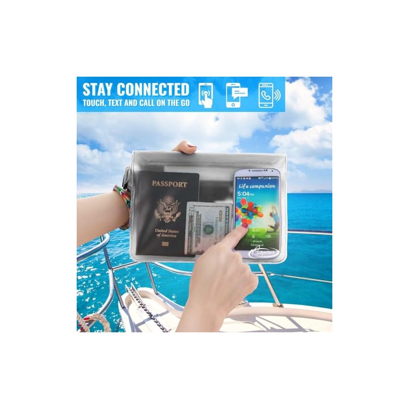 AiRunTech Waterproof Phone Pouch and Fanny Pack Set - 4-Piece