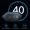 Autbye - Auricular Bluetooth para Motocicleta con MicrFono, Compatible con