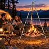 Portable Camping Fire Pit Tripod for Outdoor Campfires – Foldable