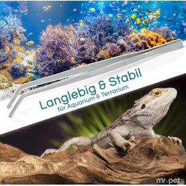 Mr. Petz Aquarium Tweezers - Terrarium Tweezers 30 cm Curved