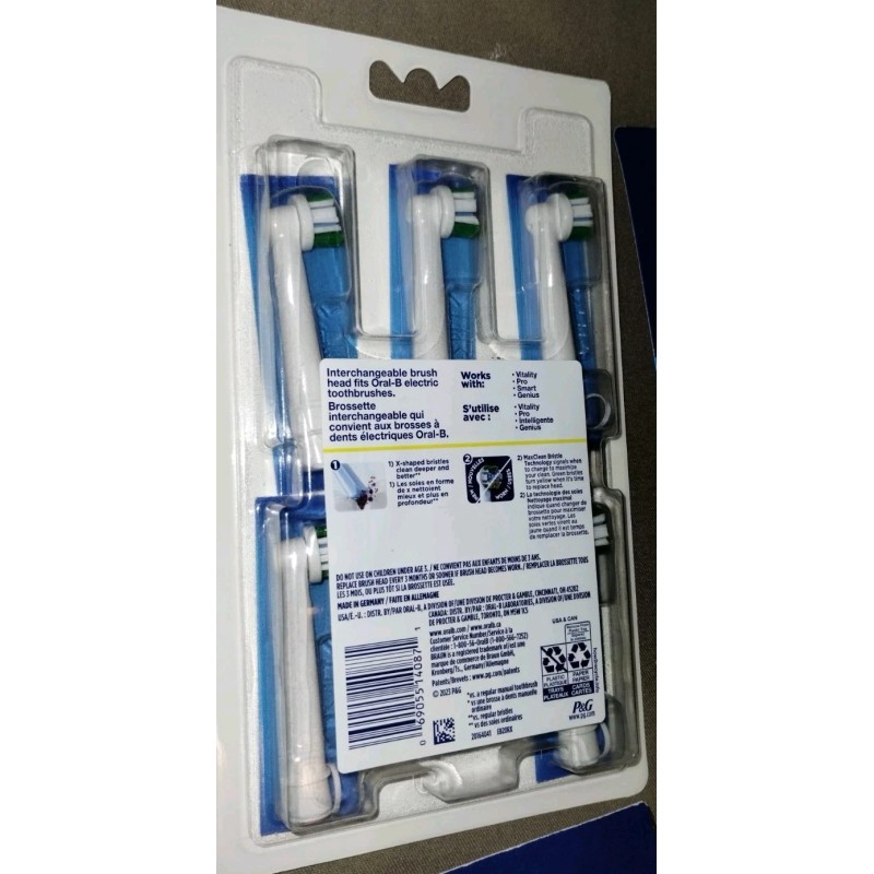 Oral-B (4) Oral-B Precision Clean Replacement Brush Heads 5 Count