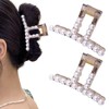 Softwrap Large Pearl Hair Claw Clips for Thick Hair Pearl
