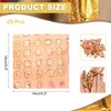 MECCANIXITY 25 Pcs Gold Leaf Sheets 5.5" x 5.5" Imitation