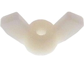 Nylon Wing Nut 8-32 - Butterfly Nut Wing Nut Butterfly Wing Nut Fasteners - Nylon Wing Nuts 8-32 Wing Nuts Natural Nylon Finish (50)