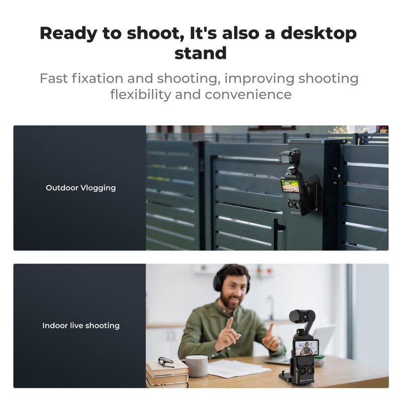 K&F Concept Magnetic Mount Stand for DJI Osmo Pocket 3,