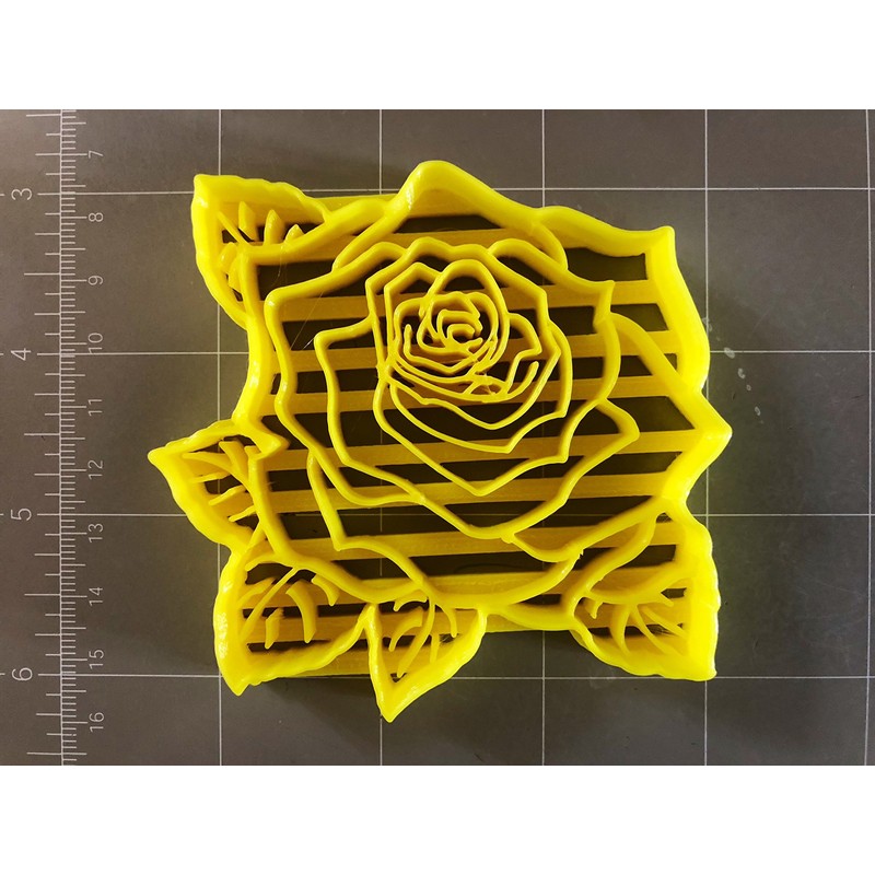 Rose Cookie Cutter (3 inches)