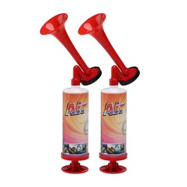 FARBIN Bomba de aire extremadamente fuerte de mano con bocina de aire para fiestas de cumpleaños infantiles, eventos deportivos de partido de fútbol, celebraciones de festivales, bocina de advertencia de niebla, 2 piezas (mini bocina de mano 2 piezas)