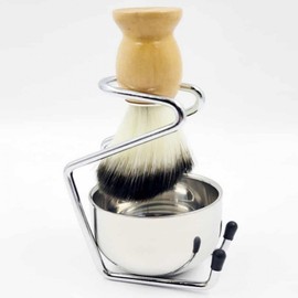 Shaving Brush & Mixing Bowl Shaving Tool Set Barber Shaving Cream