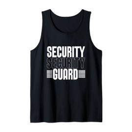 Security Guard Bodyguard Officer Job Tank Top