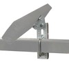 Extreme Max 3006.7012 8" Galvanized Swivel-Top Bunk Bracket with Hardware