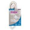 Woods SlimLine Extension Cord - 16/2 Indoor Flat Plug with