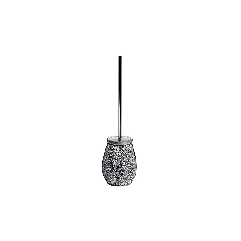 Gedy Grey, G-Myosotis, Toilet Brush, Bathroom Brush Made of Ceramic