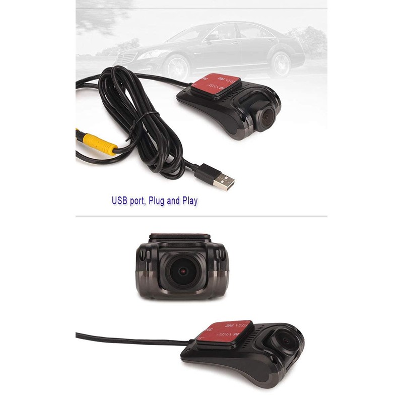 ERISIN HD 1080P 150° Wide Angle Mini Car Dash Camera