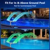Pool Fountain with Lights | Solar Pool Fountain for Above