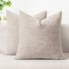 MIULEE Pack of 2 Couch Throw Pillow Covers 18x18 Inch