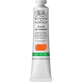 Winsor & Newton Artist Oil Paint, Cadmium Orange, 200ml