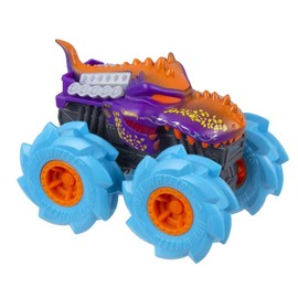 Hot Wheels Monster Trucks Twisted Tredz Vehicles, Creature-Themed 1:43 Scale Toy Truck with Pull-Back Motor & Giant Wheels, Gift for Kids Ages 3 Years Old & Up