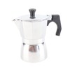 Stovetop Coffee Maker Coffee Boiler Pot Aluminum Octagonal Shape for