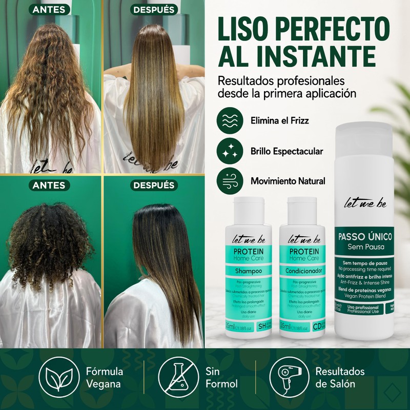 Let Me Be Brazilian Keratin Hair Treatment Kit, Formaldehyde Free