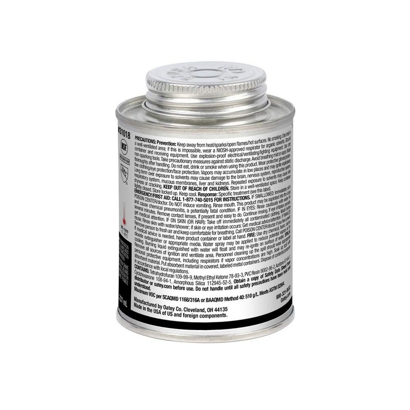 Oatey 31018 Clear Cement, 8 oz