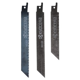 Kyocera 66400207 Old Ryobi Reciprocating Saw Blade Set, Set of 3, For Ironwork and Woodworking
